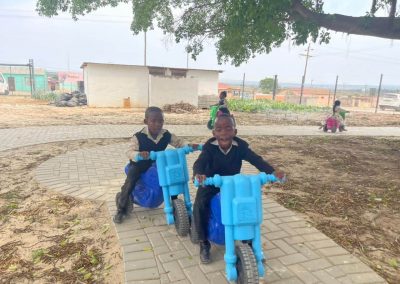 Cycle track riding on the new bikes